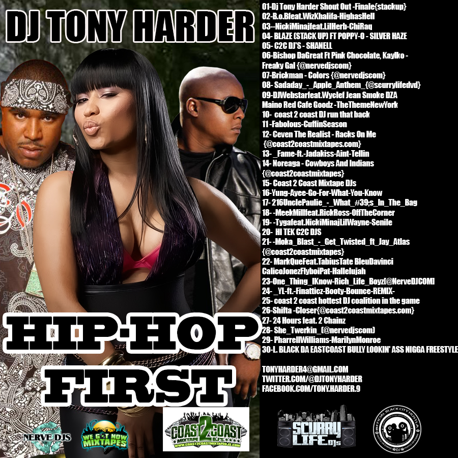 Coast2Coast Mixtapes.Com Presents Dj Tony Harder Hip Hop Frist