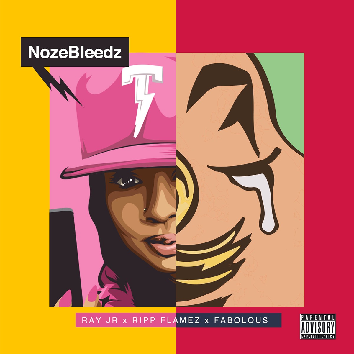 #NerveDjs  Ray Jr -NozeBleedz feat @MyFabolousLife @RippFlamez