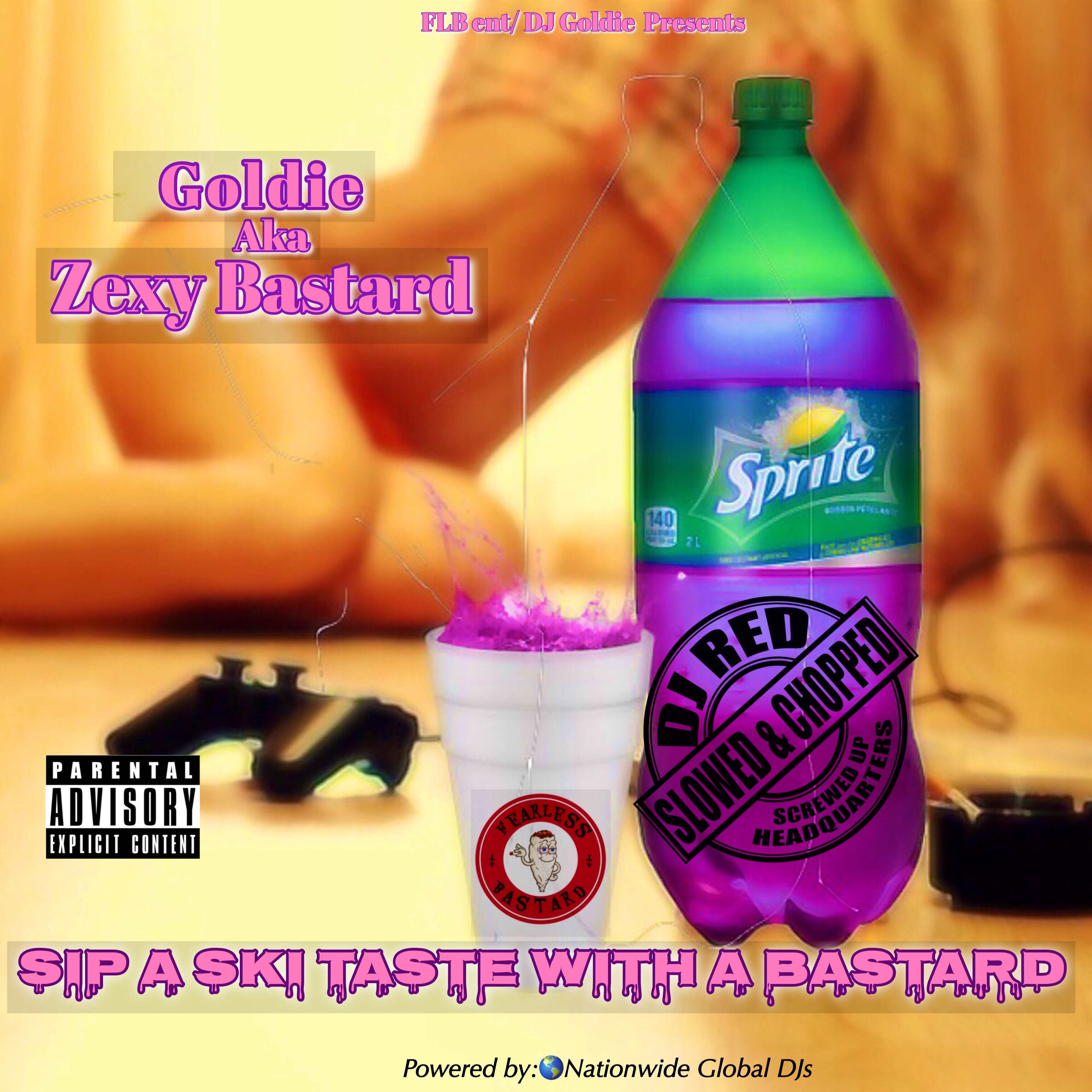 Sip A Ski Taste With A Bastard Slowed Down By DJ RED of SCREWED UP CLICK